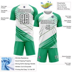 Camiseta de Fútbol al por Mayor, Camiseta de Fútbol Personalizada de Secado Rápido, Camiseta de Fútbol Personalizable, Conjuntos de Uniformes de Fútbol Transpirables para Hombre - Product Image 3