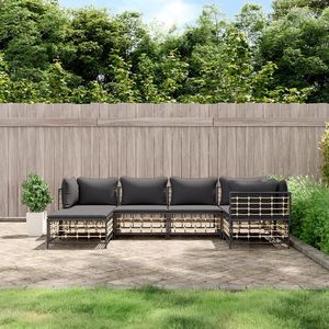 Conjunto de Muebles de Jardín Color Antracita - Product Image 1