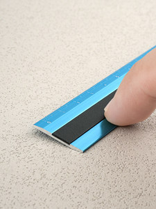 GANRAKU <b>Industrial</b> Hybrid Aluminum Leather Surface Premium Metal Measuring Ruler 15cm Japanese Minimalist <b>Desk</b> Office Ruler - Product Image 4