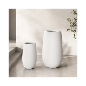 Elegant Tall Fiberglass <b>Planter</b> Pot <b>Outdoor</b> Home Garden Decoration Durable Lightweight Waterproof Manufacturer Custom Color - Product Image 1