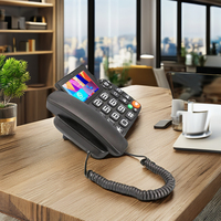 L40401 Vente en gros en usine Téléphone fixe sans fil 5mp 4g avec double emplacement pour carte Sim et écran tactile de 4.0 pouces avec clé SOS