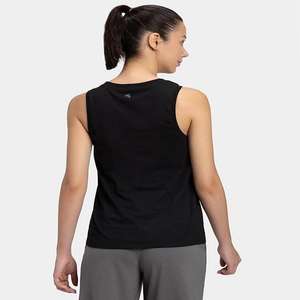 เสื้อกล้ามถักทรงหลวมสบายๆ สำหรับผู้หญิง ระบายอากาศได้ดี แห้งเร็ว ผ้าฝ้ายไม่หด ซัมเมอร์ สีพื้น ไม่มีแขน ขายส่งจากโรงงาน - Product Image 2