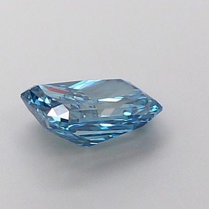Diamant CVD bleu vif fantaisie taille radiant, clarté VS2, polissage excellent, pierre précieuse de laboratoire pour la création de bijoux de luxe - Product Image 2