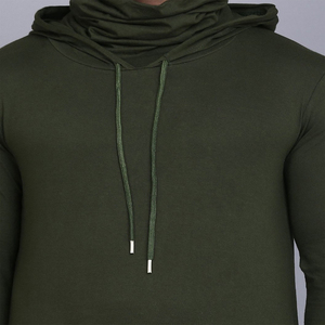 Sweat-shirt à capuche oversize pour homme, style vintage, coupe ample, épaules tombantes, en coton, streetwear, personnalisable, vente en gros, haute qualité - Product Image 5