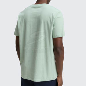 Camiseta Básica de Estilo Informal para Hombre, Uso Diario, 100% Algodón, Tejido de Punto, Corte Regular, Secado Rápido, Transpirable para Verano - Product Image 4