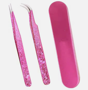 <b>Professional</b> eyelash grooming tweezers for styling procedures Eyelash beauty accessory for salon and cosmetic use - Product Image 3