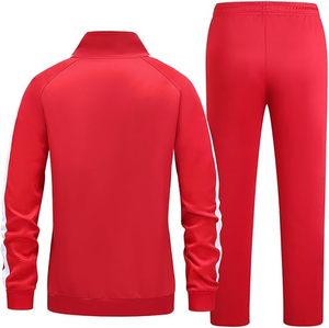 <b>Men's</b> Gray Tracksuit Full Zip <b>Jacket</b> Geometric Print Matching Pants Breathable Sporty Winter Streetwear Lightweight Regular Fit - Product Image 4