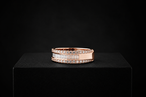 Anillo de Lujo de Plata de Ley 925 con Diamantes Moissanite de Corte Redondo y Baguette, Colección Exclusiva Hip Hop, Nueva Llegada - Product Image 3