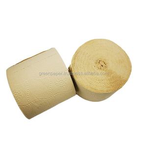 Papel Higiénico de Bambú Kraft Ecológico Personalizado de 2 Capas sin Núcleo para Baño - Product Image 3
