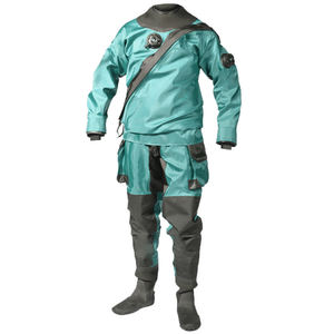 Men's Teal <b>Work</b> Coverall Nylon Waterproof With <b>Black</b> Accents And Shoulder Strap - Product Image 3
