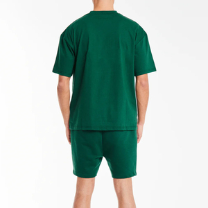 Conjunto de Camiseta y Pantalones Cortos de Algodón para Hombre, Diseño Personalizado, Talla Grande, Ropa Deportiva, Transpirable, Venta al Por Mayor con MOQ Bajo - Product Image 4