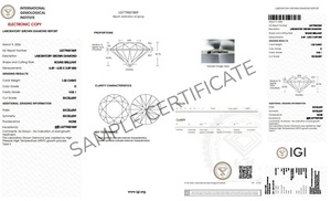 Anillo de Media Eternidad de 1.8mm con Diamante Cultivado en Laboratorio CVD, Oro Vermeil de 14K, Joyería de Lujo Personalizada para Compromiso o Aniversario, Certificado IGI - Product Image 5