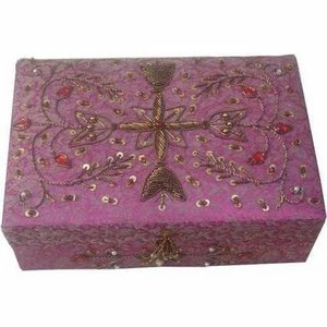Customized Embroidery Storage <b>Box</b> for Jewelry Organizer - Product Image 2