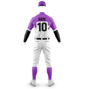 Dernier design tendance, uniforme de baseball unisexe de haute qualité, confortable, durable, respirant, en polyester, parfait pour les sports d'équipe - Product Image 3