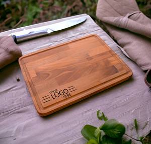 Elegante Tabla de Cortar de Madera, Duradera, Ideal para Restaurantes, Cafés y Preparación Profesional de Alimentos - Product Image 4