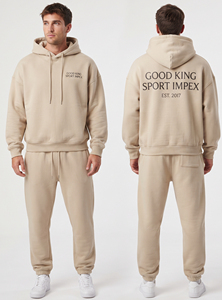 Conjunto Deportivo Personalizado para Hombre, 100% Algodón, Sudadera con Capucha y Pantalones Jogger, Ropa Deportiva Urbana de Dos Piezas - Product Image 3