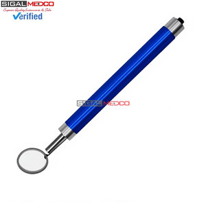 Premium Quality Dental Mouth <b>Mirror</b> with <b>LED</b> Light Blue Color Handle Stainless Steel Oral Examination Diagnostic Instrument - Product Image 6