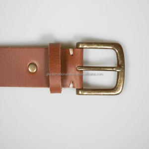 High Quality One Piece Plain Genuine Leather Casual <b>Belt</b> <b>for</b> <b>men</b> with Chicago Screw <b>for</b> <b>buckle</b> change fashion Casual <b>Belt</b> - Product Image 3