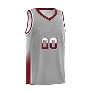 Camiseta de Baloncesto Transpirable y Ecológica de Malla para Hombre, 100% Poliéster, Tejida, con Estampado Personalizado, Venta al por Mayor - Product Image 1