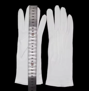 Guantes de Algodón Blanco Premium para Desfiles, Talla Mediana, para Eventos Formales y Guardia de Honor - Product Image 4