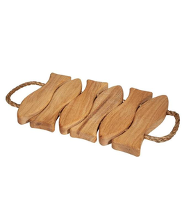 Wood Trivet Handcrafted Wooden Trivet Coaster for Hot Dishes <b>Table</b> Decoration <b>Dinner</b> Crafts Wood Trivets - Product Image 3