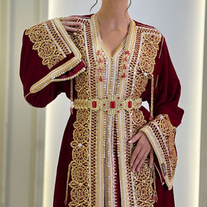 Caftán Marroquí para Boda, Diseño Personalizado, Vestido de Novia Bordado con Cuentas, Directo de Fábrica, Vestido de Novia Marroquí - Product Image 5