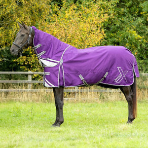 Couverture d'hiver pour cheval de qualité supérieure, respirante et imperméable, couverture combinée pour cheval, hiver, 600/1200D, tissu ripstop - Product Image 1