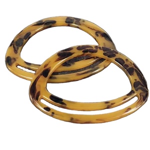 Poignée de sac en acrylique tendance, poignée de sac à main en résine chic urbaine, poignée de sac en résine Elite Glow - Product Image 4