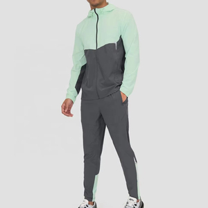 Veste coupe-vent légère et respirante en toile, élégante, avec logo personnalisé imprimé, vêtements d'hiver imperméables, streetwear, veste coach pour homme - Product Image 5