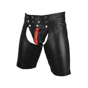 Pantalones Cortos Mini Sexys de Seda para Hombre, de Cintura Alta, Transpirables, con Logotipo Frontal, Diseño Sólido, Tela de Lona, Color Negro, Gran Venta - Product Image 1