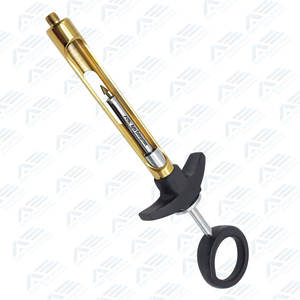 Inyecciones de precisión Instrumentos quirúrgicos dentales de acero inoxidable Jeringa dental Aspiración Jeringa negra y dorada de 1,8 ml - Product Image 6