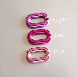 Chaîne à maillons en résine écologique personnalisée, grande taille, transparente et multicolores, faite à la main, décoration d'intérieur SH-1631 par - Product Image 4