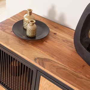 Buffet haut Vandana Sereno Merino en bois d'acacia et métal - Buffet - Product Image 2