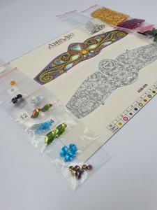 Khadim Handicrafts - Pulsera de Cuentas de Vidrio Hecha a Mano Personalizada, Joyería Bordada con Cuentas de Uttar Pradesh para Mujer - Product Image 2