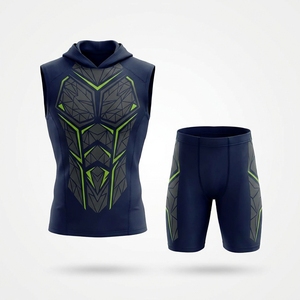ชุดเสื้อฟุตบอล7v7สำหรับผู้ใหญ่ชุดเสื้อกางเกงลายกราฟิกผ้าโพลีเอสเตอร์ระบายอากาศได้ดีดีไซน์ทันสมัย - Product Image 1