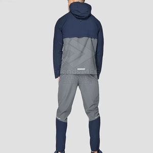 Ensemble coupe-vent décontracté pour l'entraînement hivernal, veste et pantalon légers et respirants, respectueux de l'environnement, pour le fitness et les voyages - Product Image 2