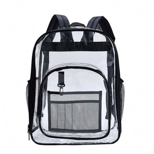 Mochila Transparente de PVC Personalizada 2026 para Estudiantes, Viajes Escolares, 42x33x17cm, Diseño Portátil, Casual, Bolsos de Mano para Mujer - Product Image 2