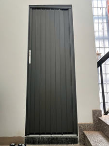 Online Technical Support Premium aluminum folding <b>doors</b> odor proof solid panels, backed by technical assistance and MOQ service - Product Image 3