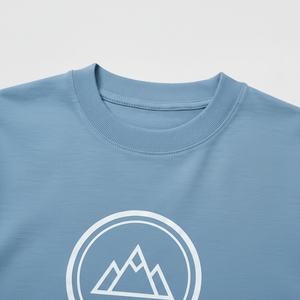 T-shirt imprimé surdimensionné pour homme avec logo personnalisé sur le devant, respirant, séchage rapide, molleton épais écologique, épaules tombantes - Product Image 6