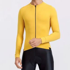 Maillots de Ciclismo Personalizados al por Mayor con Logotipo, de Poliéster/Spandex, Manga Larga, Secado Rápido, Estilo Femenino, Uniforme de Ciclismo - Product Image 3