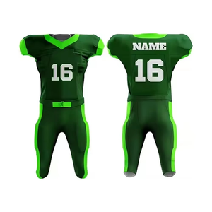 เสื้อฟุตบอลอเมริกันแบบสั่งทำรุ่นใหม่ พร้อมปักชื่อและหมายเลขผู้เล่นด้วยเทคนิค Tackle Twill ชุดยูนิฟอร์มอเมริกันฟุตบอล - Product Image 4