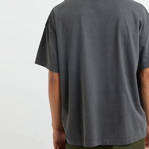 T-shirts personnalisés avec logo, coupe ample pour homme, coton biologique pour femme, coton uni, manches courtes, mode vintage, luxe, haute qualité - Product Image 5