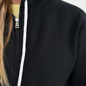Sweat à capuche pour femme de qualité professionnelle, sweat à capuche uni avec poche, à prix raisonnable - Product Image 4