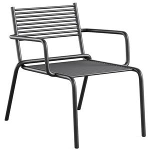 Modern Outdoor Aluminum Dining Chair for Hotel Patio Restaurant Garden Backyard, Weather Resistant Metal Frame <b>Seating</b> - Product Image 2