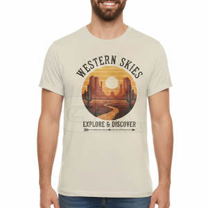 <b>Mens</b> <b>Western</b> Cotton T-<b>Shirt</b> Soft Comfortable Tee For Summer Fashion Casual Outfits And Daily Wear <b>Mens</b> <b>Western</b> T-<b>Shirts</b> - Product Image 3