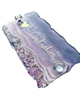 Bandeja de Servicio de un Solo Nivel Personalizable de Resina Epoxi Hecha a Mano, Diseños Únicos, Esenciales para la Cocina, Decoración para el Hogar, Restaurantes y Hoteles - Product Image 4