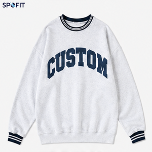 Sudadera Casual de Cuello Alto para Mujer, Otoño-Invierno-Primavera, con Bordado de Letras Griegas Impresas Personalizadas, Ecológica y Transpirable - Product Image 4