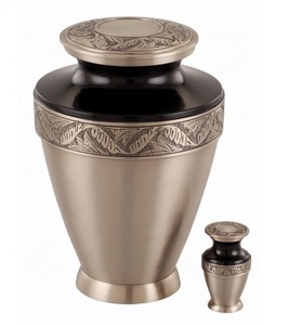 FABRICATION DE CENDRES DE GRAVURE URNE DE CRÉMATION URNE FUNÉRAIRE EN MÉTAL POUR CENDRES HUMAINES - Product Image 1