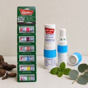 Inhalador nasal de hierbas tailandesas Poy-Sian Mark II para la congestión, 6 unidades, otros productos de belleza y cuidado personal - Product Image 2