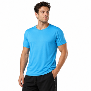 Custom OEM Men's <b>Athletic</b> Performance T Shirt Quick Dry Moisture-Wicking Gym Running Tee Wholesale Manufacturer - Product Image 1